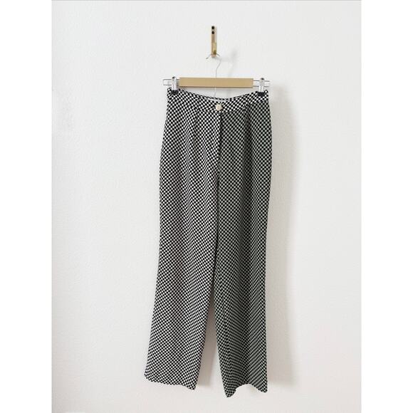 Lisa Says Gah Dane Two-Toned Checkered Trouser Pants XS - Picture 4 of 9